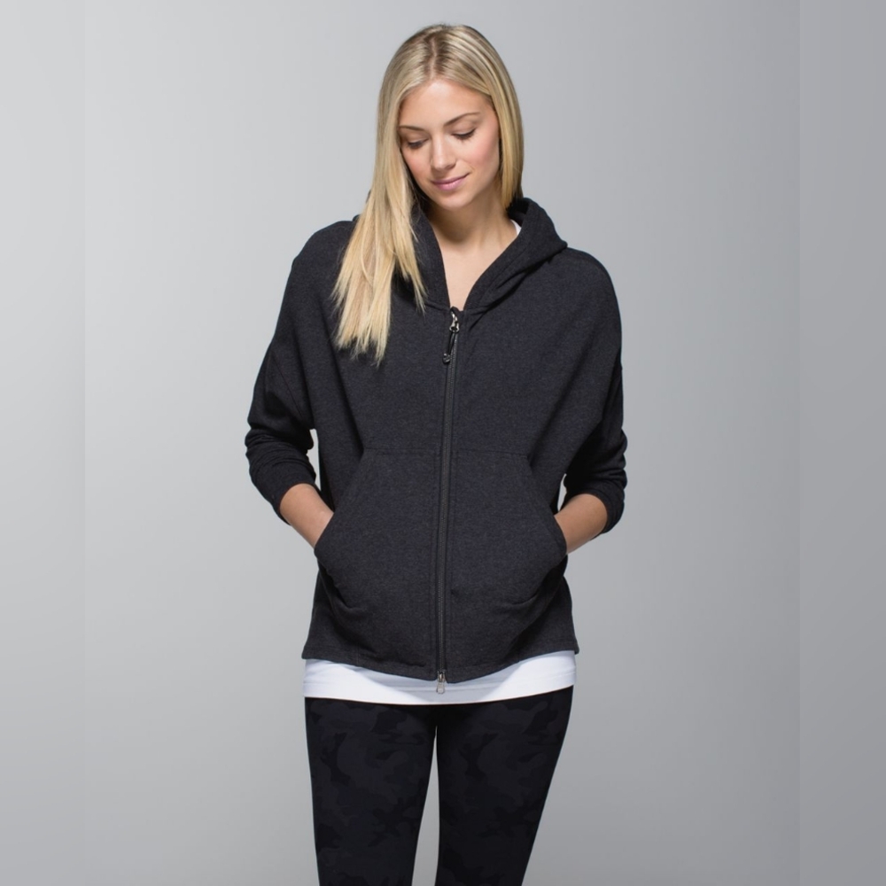 lululemon athletica Hold your Om Dark Gray Hoodie